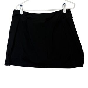 Tangerine Black Athletic Skort Skirt Running‎ Golf Tennis Pickleball XL